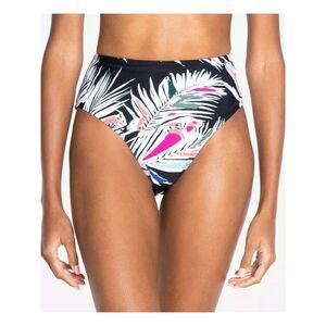 RACHEL RACHEL ROY Women's Black Stretch High Waisted Swimsuit Bottom S